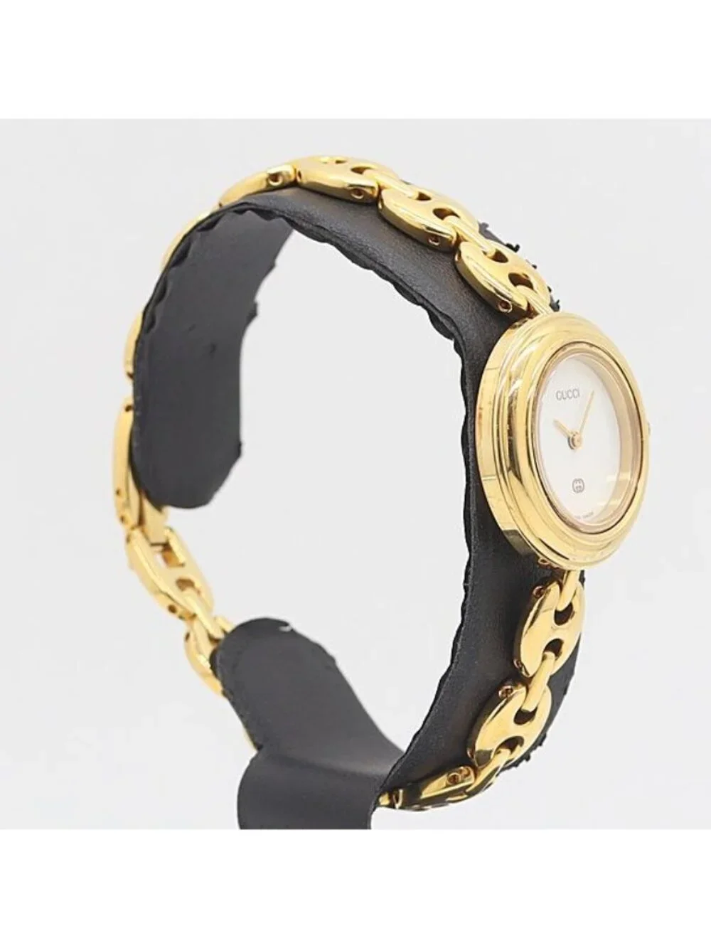 Gucci Box Change Bezel 11 Bangle Watch White Dial 7 Ant Kzk